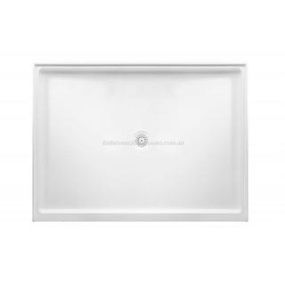 Flinders Polymarble 900x760, Rectangular Shower Base, Rear Outlet