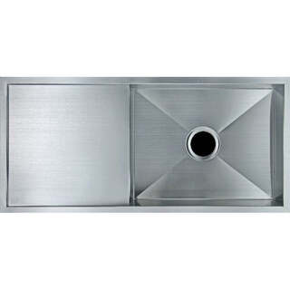 960*450*230mm Hand-made Single Bowl Kitchen Sink(Round Edges)